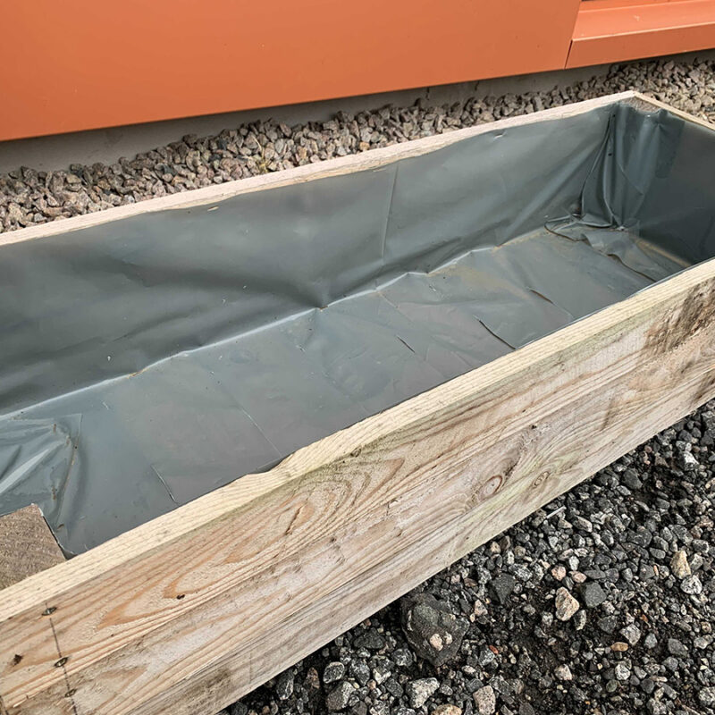 KRBON Rustic Planter with liner